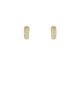 GS CZ CURVED BAR EARRING