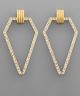 GS DIAMOND SHAPE EARRING