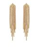 GS CHAIN LINEAR DROP EARRING