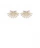 GS FAN STUD EARRINGS