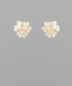 GS BEAD FLOWER EARRING