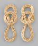 GS SNAKE LOOP EARRING