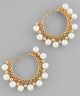 GS PEARL DANGLE HOOP