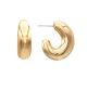 GS SMALL OVAL HOOP EARRING