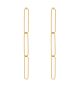 GS PAPER CLIP DROP EARRING