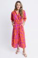 KARLIE GEOMETRIC POPLIN MAXI