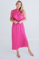 KARLIE SATIN SLEEVELESS MAXI DRES