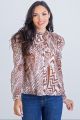 KARLIE RUFFLE BUTTON TOP