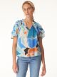 GILNER FARRAR SKY BLOUSE