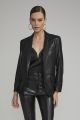 GENERATION LOVE MILAN VEGAN LEATHER BLAZER