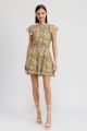EN SAISON SEDNA TIERED MINI DRESS