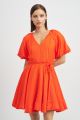 EN SAISON SONNET FLARED MINI DRESS