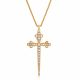 JOY DRAVECKY ATHENA CROSS NECKLACE