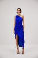 MISHA BROOKS SATIN MIDI DRESS