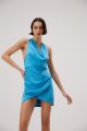 MISHA CALYPSO SATIN MINI DRESS