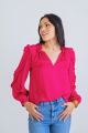 KARLIE VISCOSE RUFFLE TOP