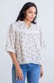 KARLIE FLORAL QUILTED BOHO TOP