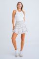 KARLIE FLORAL SMOCKED SKORT