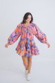 KARLIE FLORAL VNECK BOHO TIER DRESS