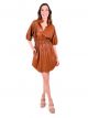 EMILY MCCARTHY LEATHER PALMER DRESS
