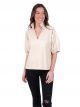 EMILY MCCARTHY LEATHER POPPY TOP