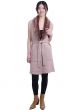 LOVE TOKEN FUR COLLAR LONG VEST