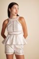 LACE THE LABEL PEPLUM TANK