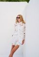 LACE LASER CUT SHORT