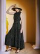 LACE SLEEVELESS BELTED DRESS