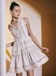 LACE SLEEVELESS MINI DRESS