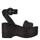 MARC FISHER WOVEN PLATFORM SANDAL