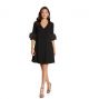 AIDAN MATTOX SHORT FEATHER DRESS
