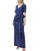 AIDAN MATTOX V-NECK MECADO GOWN