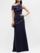 AIDAN MATTOX ASYMMETRICAL GOWN