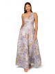 AIDAN MATTOX ONE SHOULDER ORGANZA GOWN
