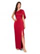 AIDAN MATTOX ONE SHOULDER GOWN