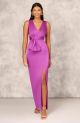 AIDAN MATTOX CREPE COLUMN GOWN