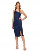 AIDAN MATTOX MIKADO HALTER DRESS