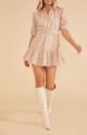 MINKPINK FREYA BELTED MINI DRESS