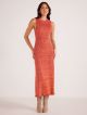 MINK PINK RAPHAEL KNIT MIDI DRESS
