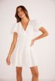 MINK PINK NEVE PUFF SLV MINI DRESS