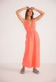 MINK PINK LILA LINEN CUT OUT MIDI DRESS