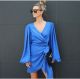 ONE 33 SOCIAL WRAP L/S DRESS
