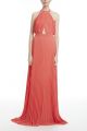 ONE 33 SOCIAL PLEAT HALTER GOWN