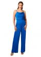 LIVE FOSTER DRAPE NECK JUMPSUIT