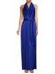 LIV FOSTER COWL NECK COLUMN GOWN