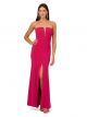 LIV FOSTER TWILL STRAPLESS GOWN