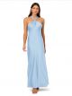 LIV FOSTER SATIN HALTER GOWN