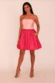 LIV FOSTER STRAPLESS MINI DRESS