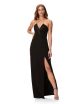 AIDAN MATTOX TUXEDO GOWN